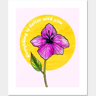 Everything is better with you - Rhododendron Posters and Art